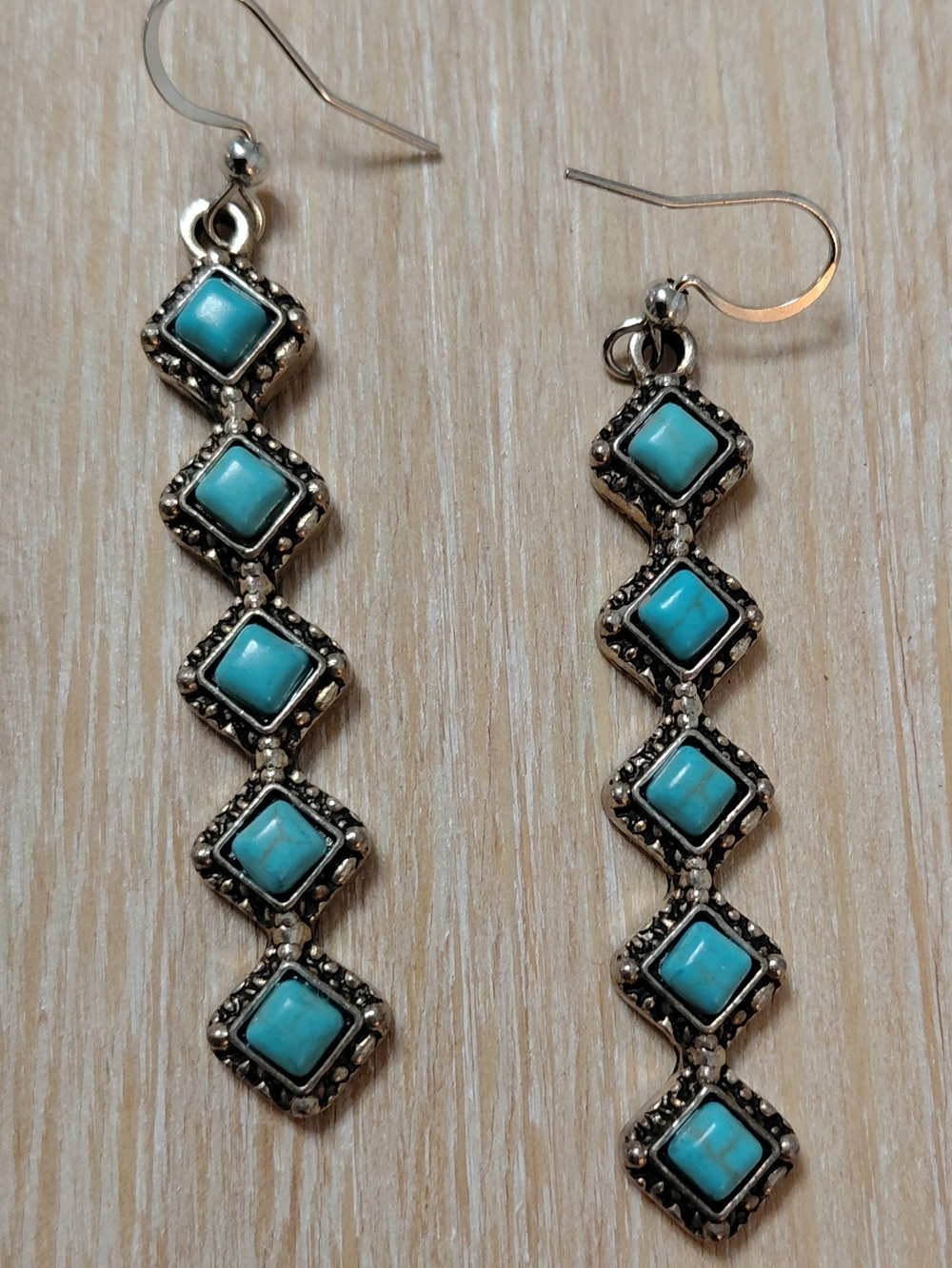 Turquoise Dangle Earrings - Women Jewelry